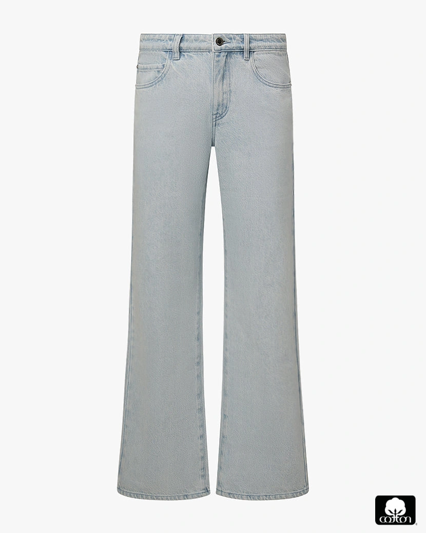 Relaxed Fit Mid-Rise Jeans - Effortless Cool & Comfy Vibes.