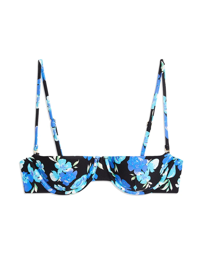90s Bloom Balconette: Your Ultimate Beach Babe Bikini Top!